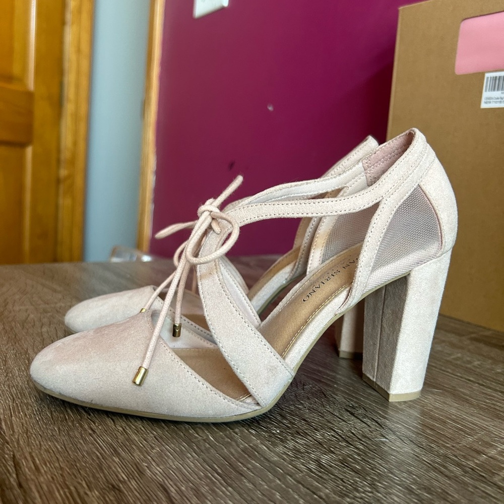 Christian Siriano Blush Heels